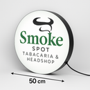 Luminoso 50cm Redondo ou quadrdo – Única Face - Led